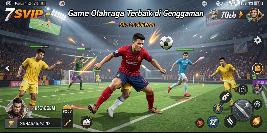 Tampilan gameplay seru dari 7SVIP dalam pertandingan olahraga.