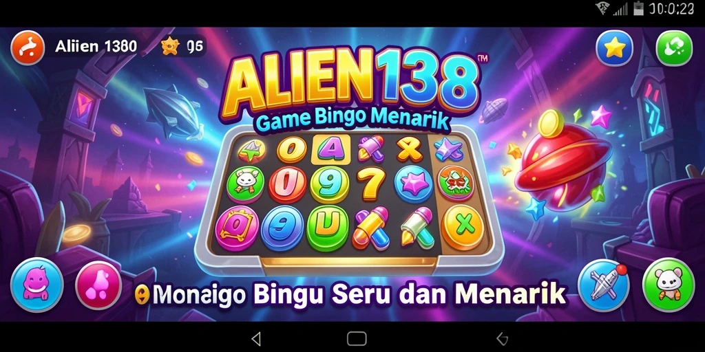 Gameplay seru dari ALIEN138 dengan Bingo yang menyenangkan.