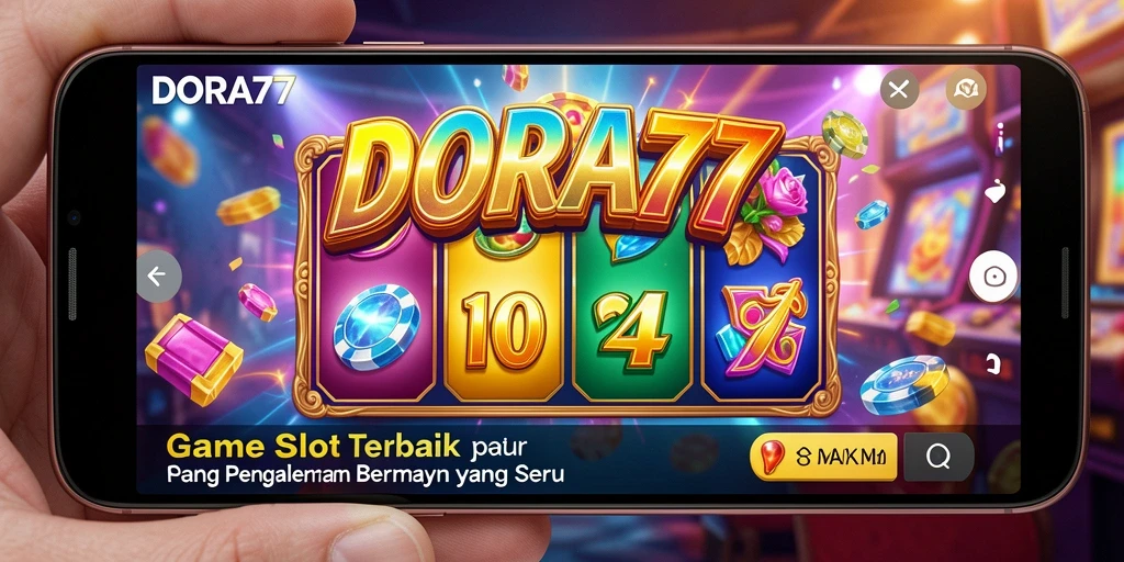 Tampilan gameplay menarik dari slot DORA77 dengan banyak tema.