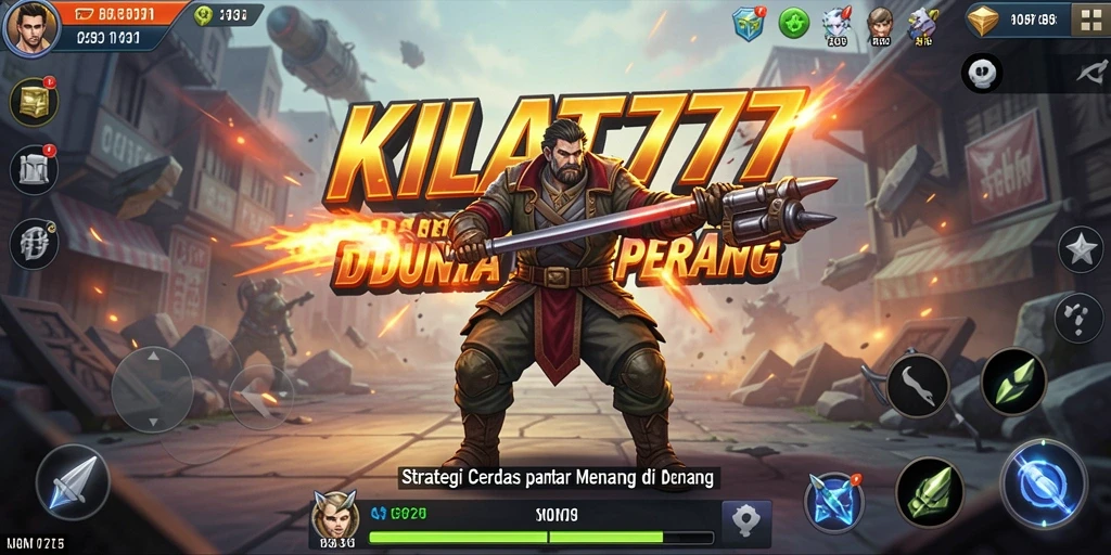 Visual gameplay KILAT777 yang intens dan strategis.